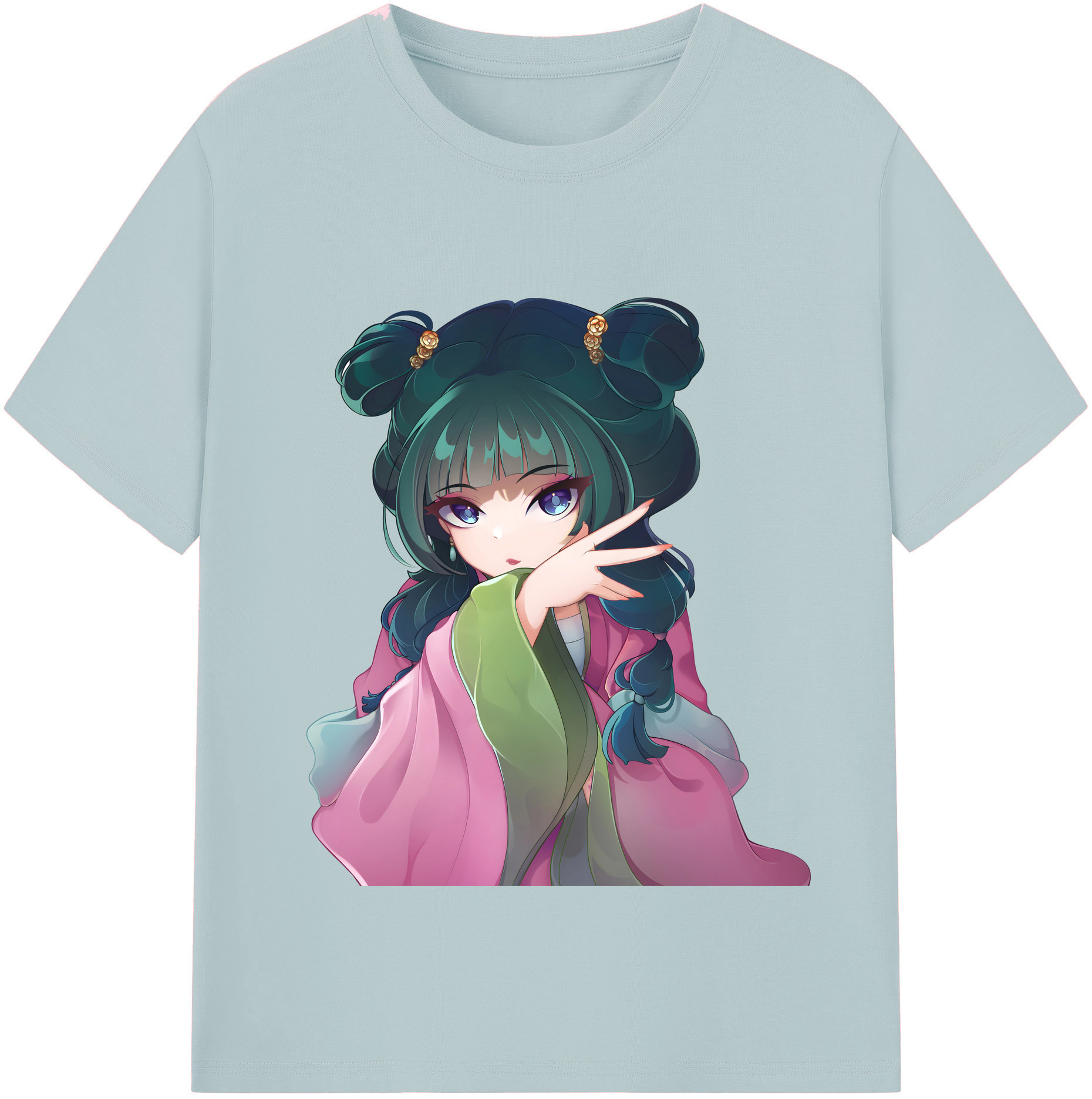 （画像用） 薬屋のひとりごと The Apothecary Diaries 綿100％半袖Tシャツ（フロントプリント）